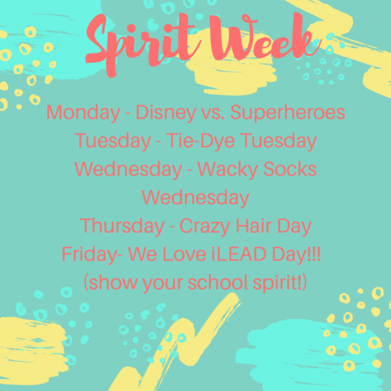 This Week Is Spirit Week! - iLEAD Lancaster