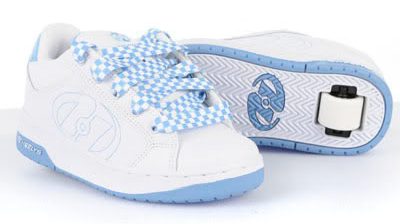 light blue heelys