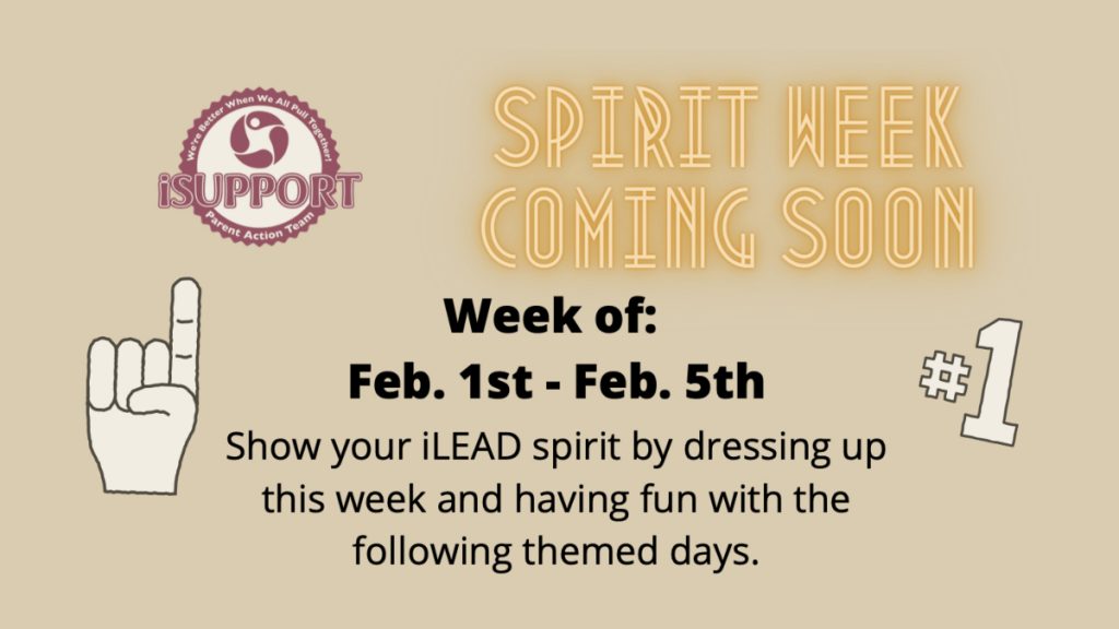 iLEAD Lancaster Spirit Week Feb 1-5, 2021
