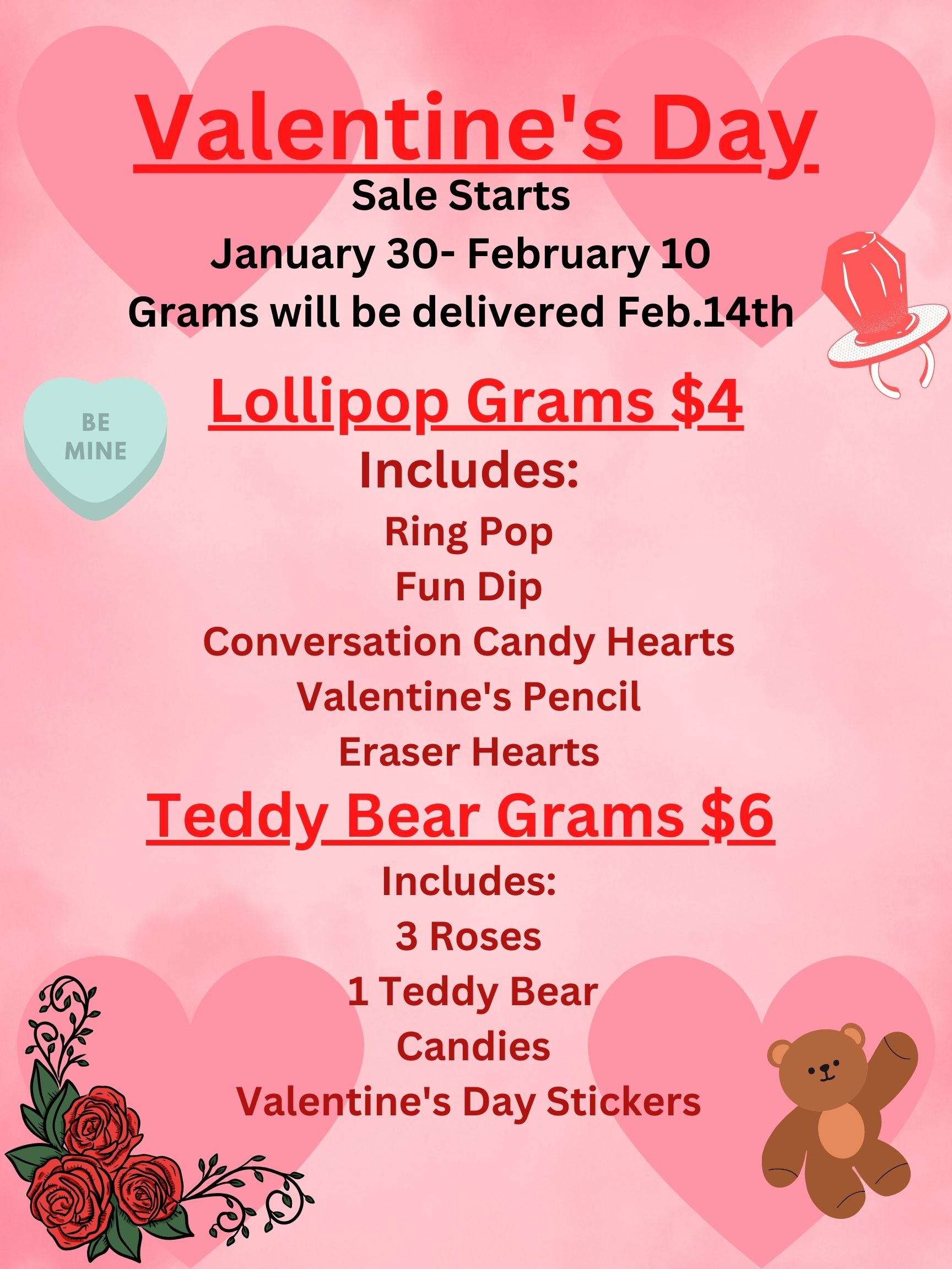 Valentine's Day Grams iLEAD Lancaster