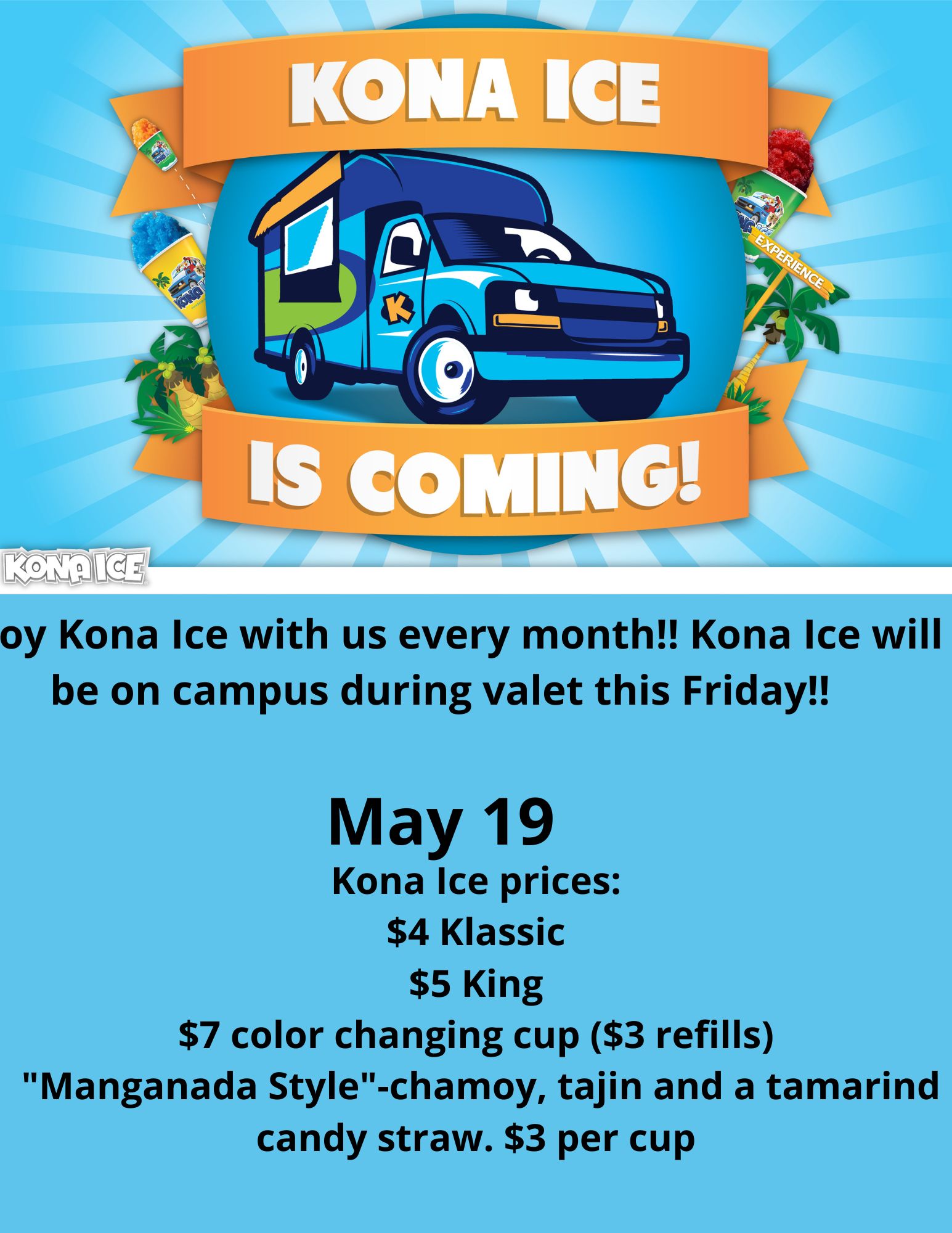 Kona Ice May 19