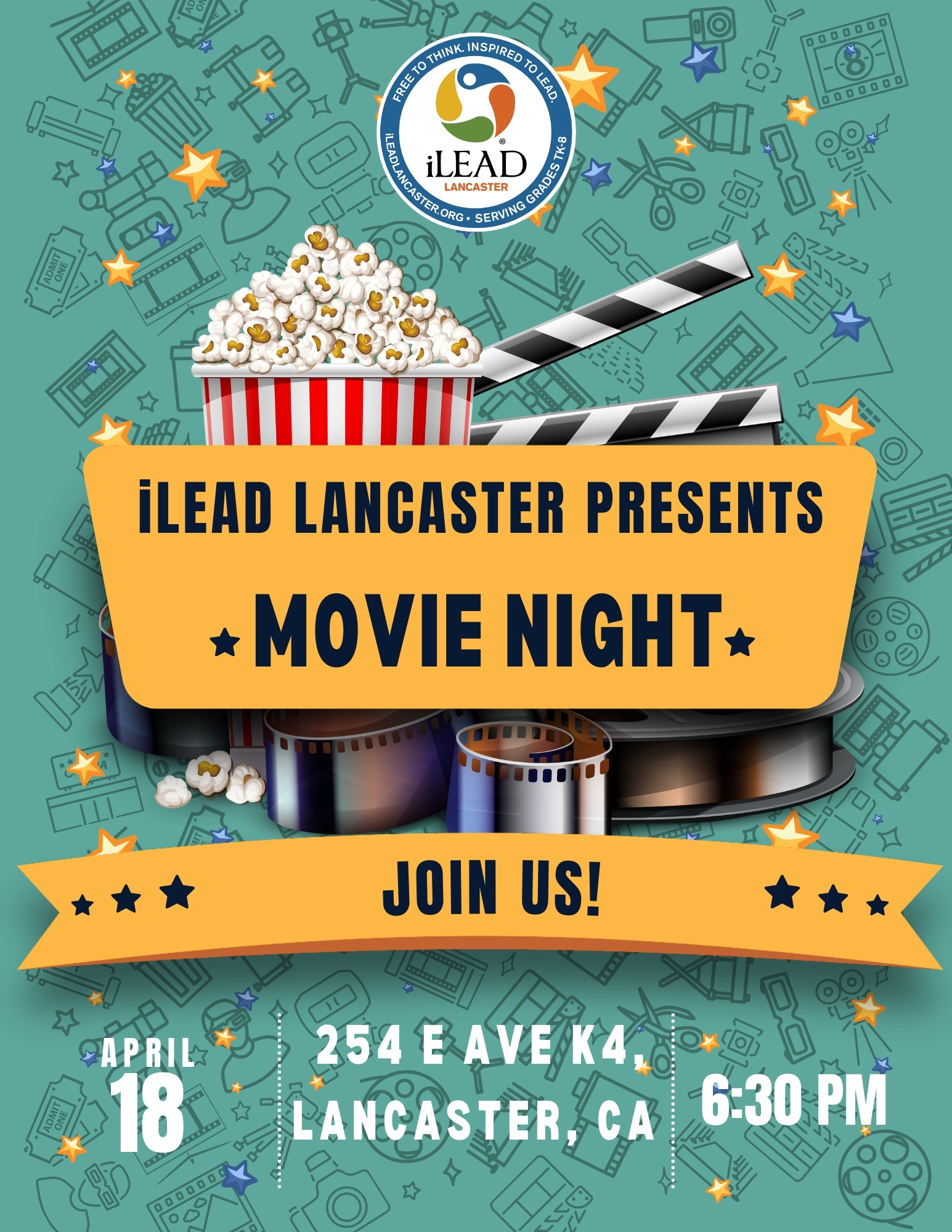 iLEAD Lancaster Movie Night 4.18.2025 Monday Message & Social Media