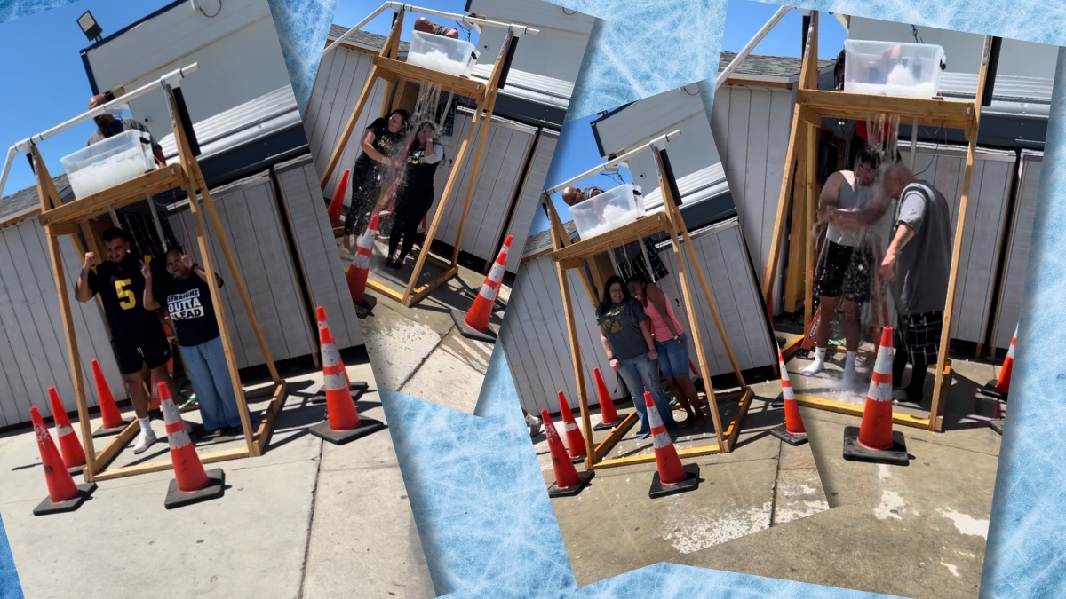 Staff Ice Bucket Challenge 5.10.2025 iLEAD Lancaster