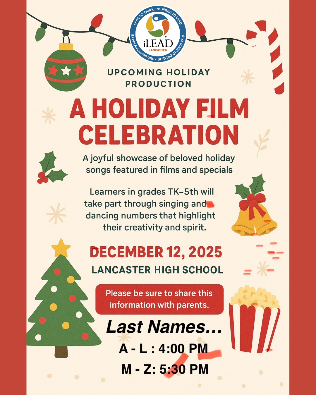 iLEAD Lancaster Winter Production 2025